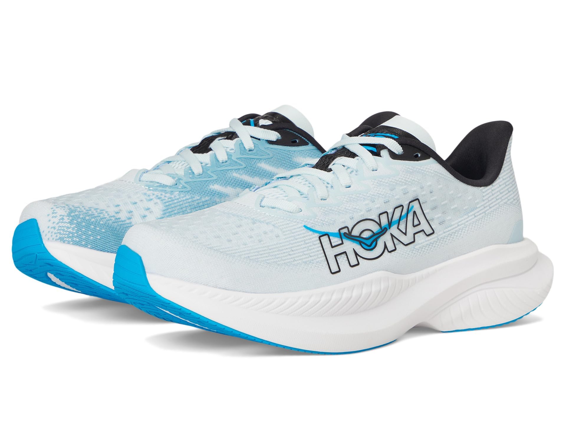 Hoka Mach 6 Women Cushioned Runing Shoes, Tundra Blue/Raindrop - Ndoros