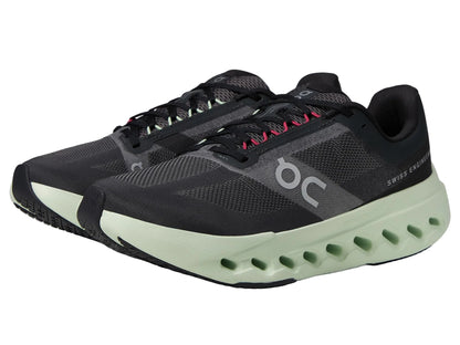 On Cloud Women's Cloudsurfer Running Shoes, Black / Lima - Ndoros