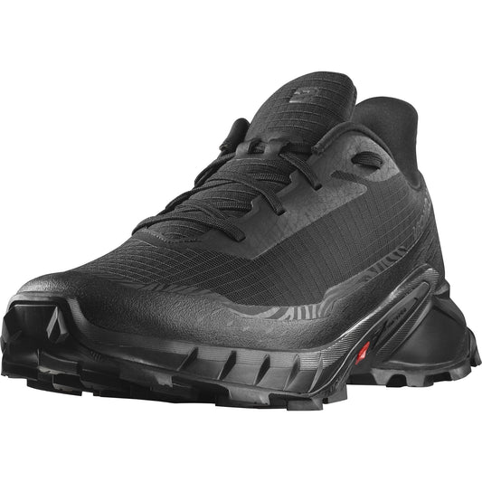 Salomon Men's Alphacross 5 Trail Running Shoes - Black/Black/Ebony
