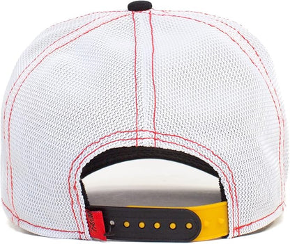 Goorin Bros. The Farm Unisex High Shine Faux Leather Adjustable Snapback Trucker Hat, One Size