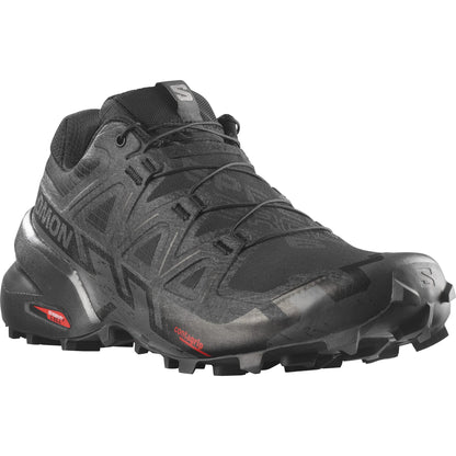 Salomon Men's Speedcross 6 Sneaker, Black/Black/Phantom