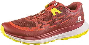 SALOMON(????) Men's Trail Running Shoes, Viking Red/Lunar Rock/Evening Plymrose, 8.5
