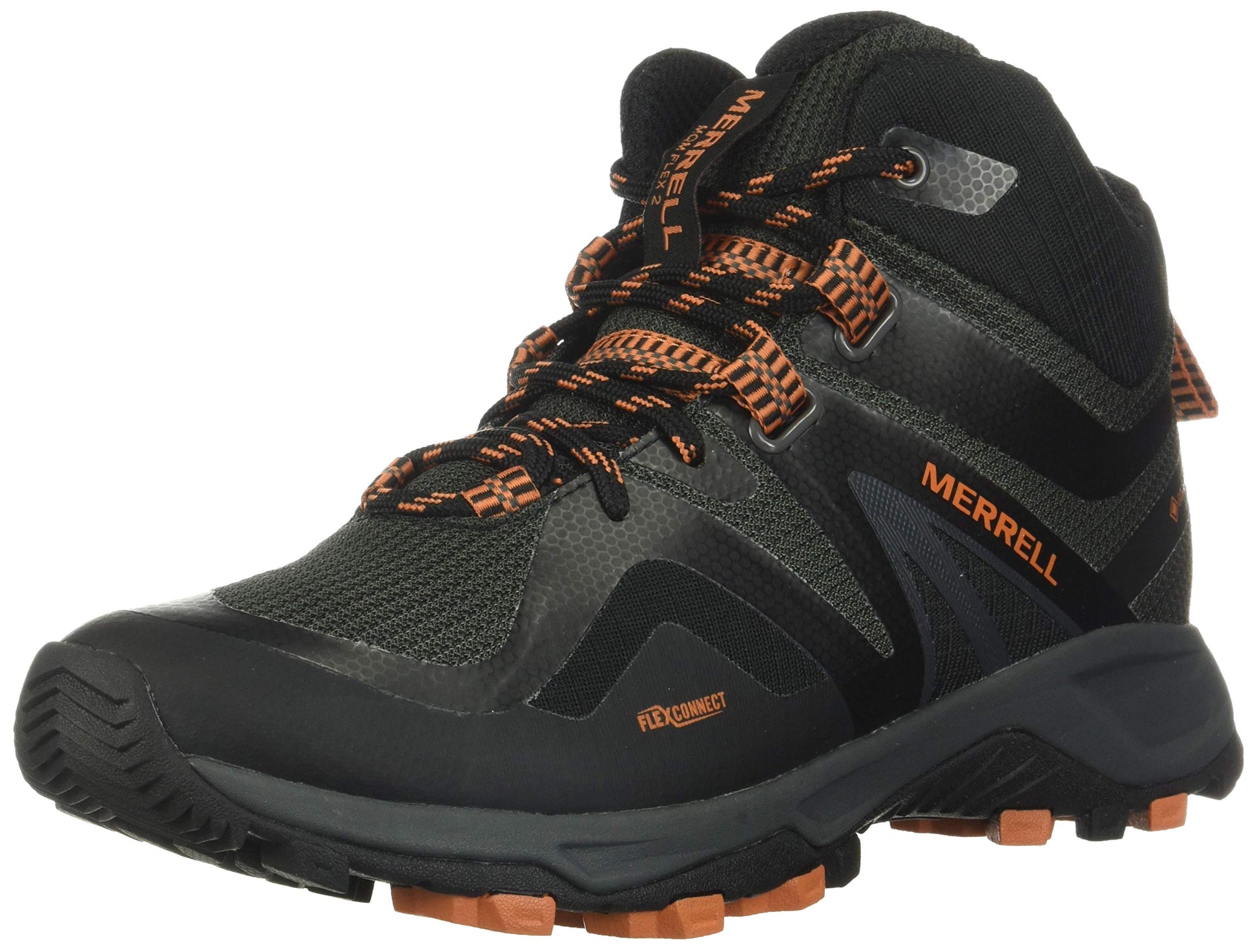 Merrell Mqm Flex 2 Mid Goretex Hiking Boots Burnt/Granite, 11 - Ndoros