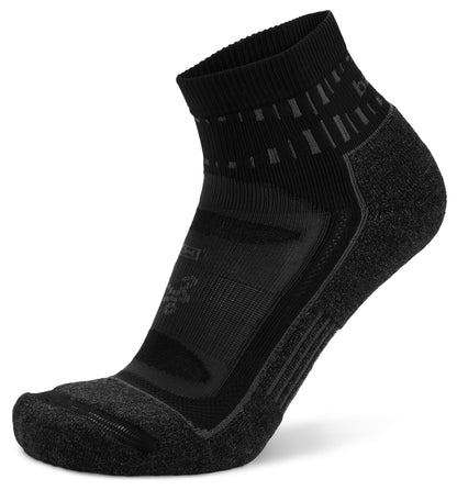 Balega Blister Resist Quarter Performance Quarter Athletic Running Socks Unisex, Black
