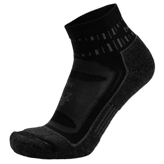 Balega Blister Resist Quarter Performance Quarter Athletic Running Socks Unisex, Black - Ndoros