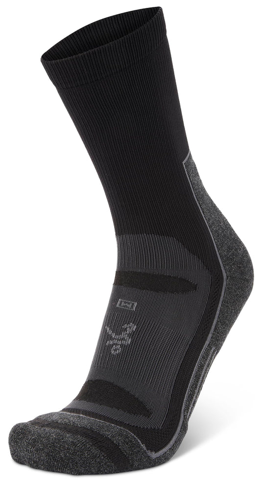 Balega Blister Resist Crew Performance  Athletic Running Socks Unisex, Black