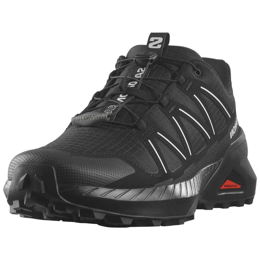 Salomon Men's Speedcross Peak Trail Running Shoes - Black/Black/Glacier Gray