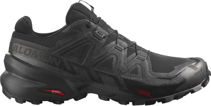 Salomon Men's Speedcross 6 GTX Sneaker, Black/Black/Phantom
