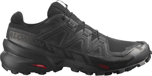 Salomon Men's Speedcross 6 GTX Sneaker, Black/Black/Phantom