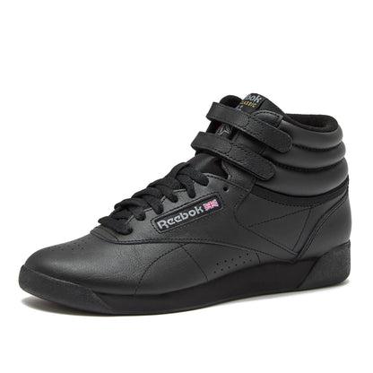 Reebok Classics Tennis Freestyle Hi High Top Sneakers, Black - Ndoros