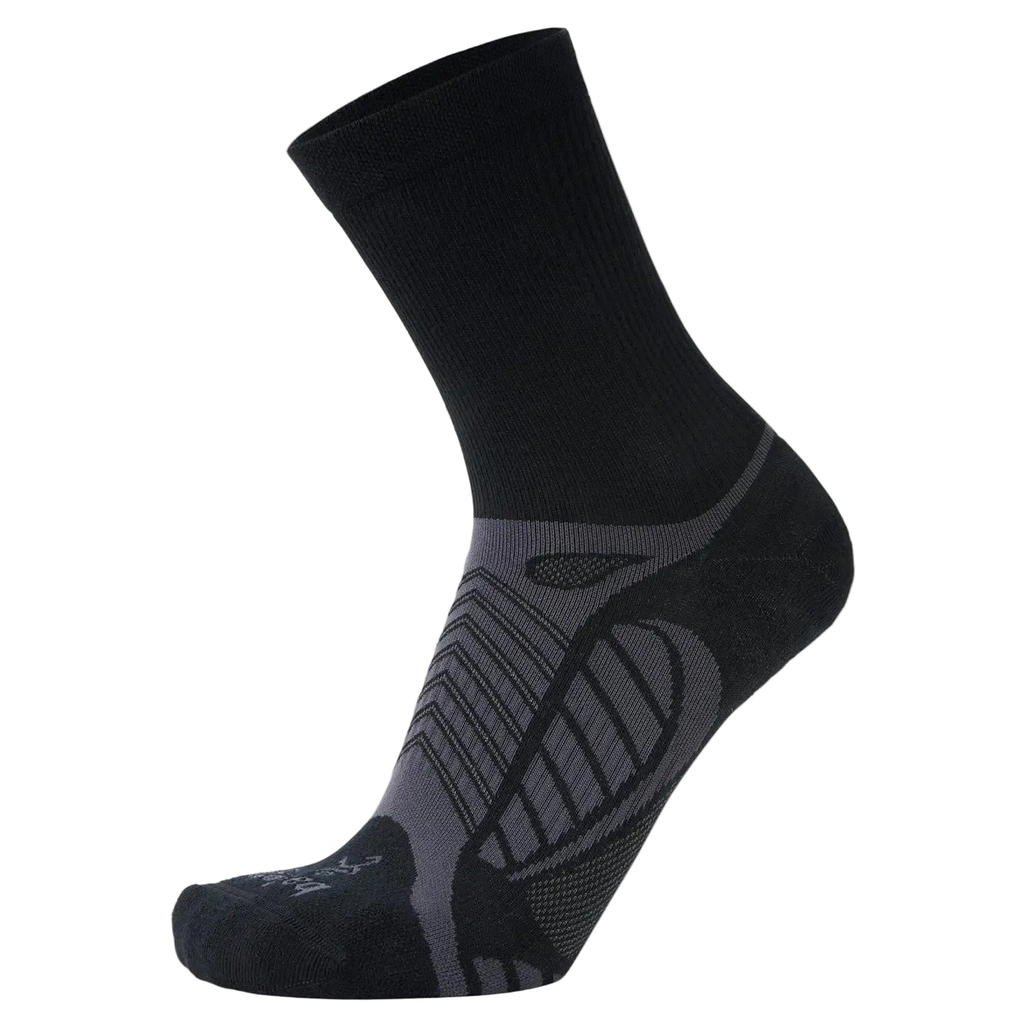 Balega Ultralight Crew Lightweight Performance  Athletic Running Socks Unisex, Black - Ndoros