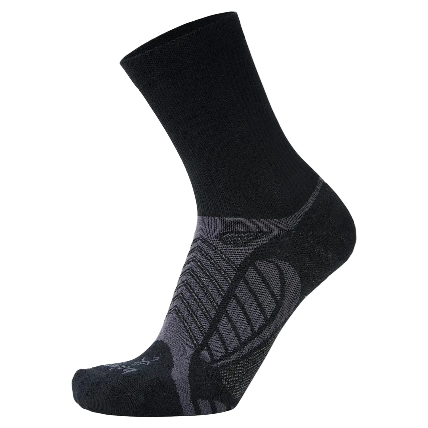 Balega Ultralight Crew Lightweight Performance  Athletic Running Socks Unisex, Black - Ndoros