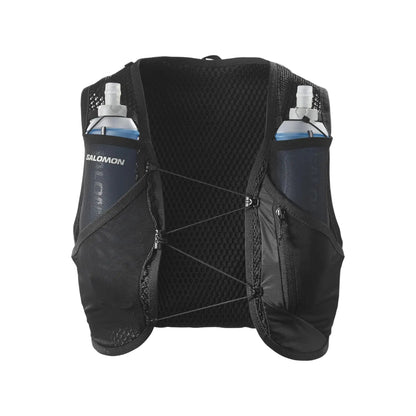 Salomon Unisex Active  Skin 8 | 8 Liter Hydration Trail Running Vest Black