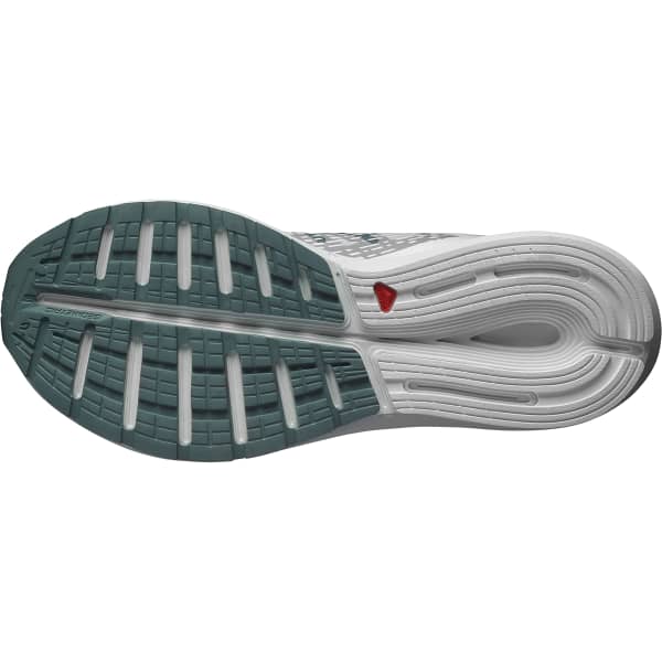 Salomon Men's Sonic 5 Balance Trail Running Shoe, White/Gray
