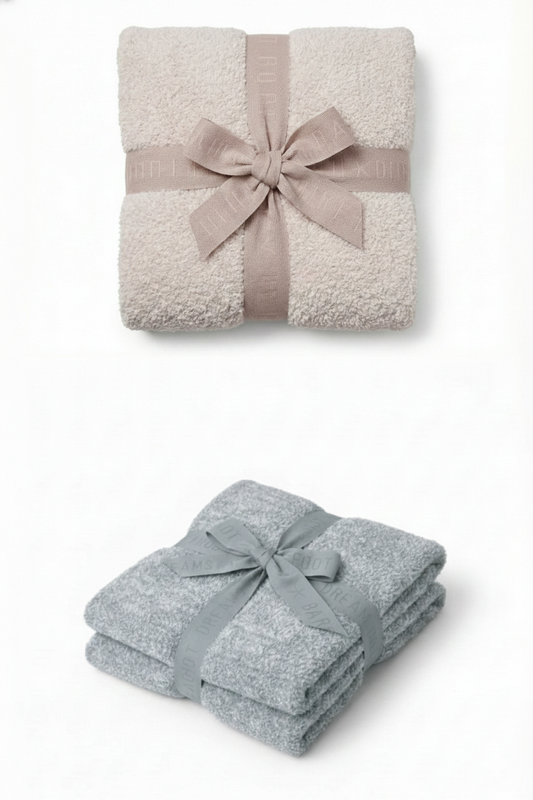 Barefoot Dreams CozyChic Ombre Blanket, Waterfall Multi