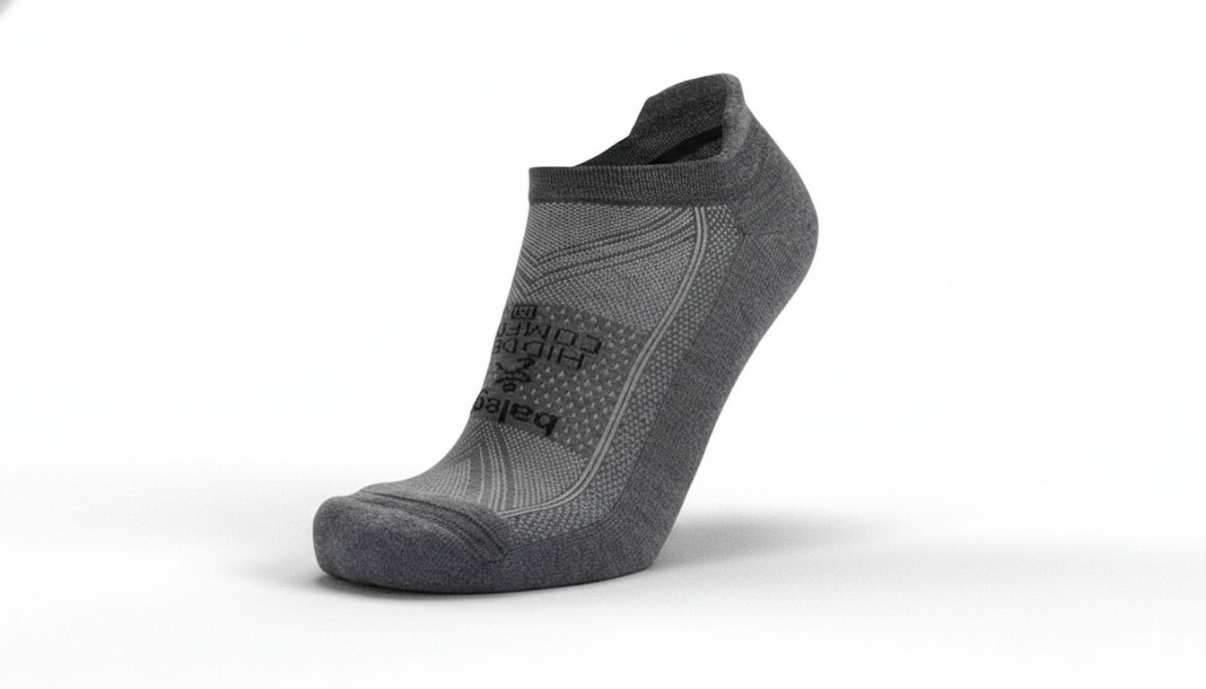 Balega Hidden Comfort Performance No Show Athletic Running Socks Unisex, Charcoal - Ndoros