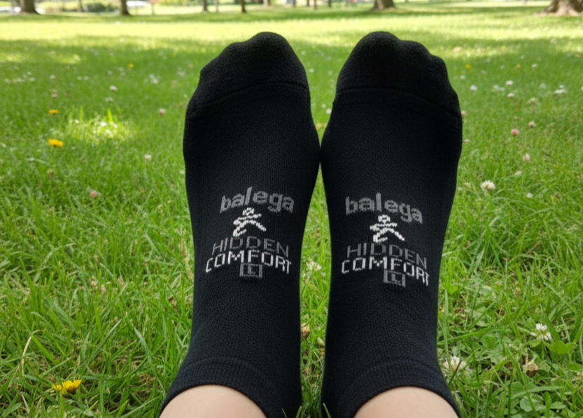 Balega Hidden Comfort Performance No Show Athletic Running Socks Unisex, Black - Ndoros