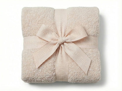 Barefoot Dreams CozyChic Heirloom Receiving Blanket, Stone