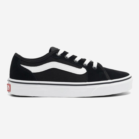 Vans Women's Filmore Decon Suede/Canvas Sneaker, Black/White