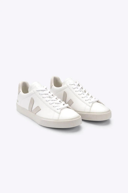 Veja Men's Campo Extra White/Natural Leather Sneakers Shoes