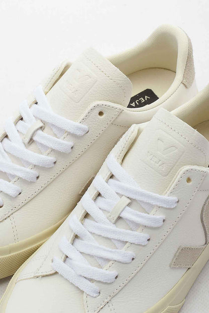 Veja Men's Campo Extra White/Natural Leather Sneakers Shoes