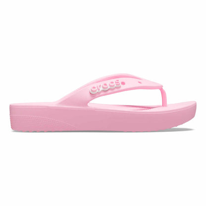 Crocs Women's Classic Flip Flops, Platform Sandals, Flamingo