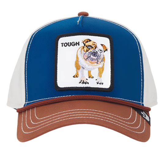 Goorin Bros. The Farm All Over, Navy - Bully 100, Unisex Adjustable Canvas Trucker Hat, Unisex, One Size