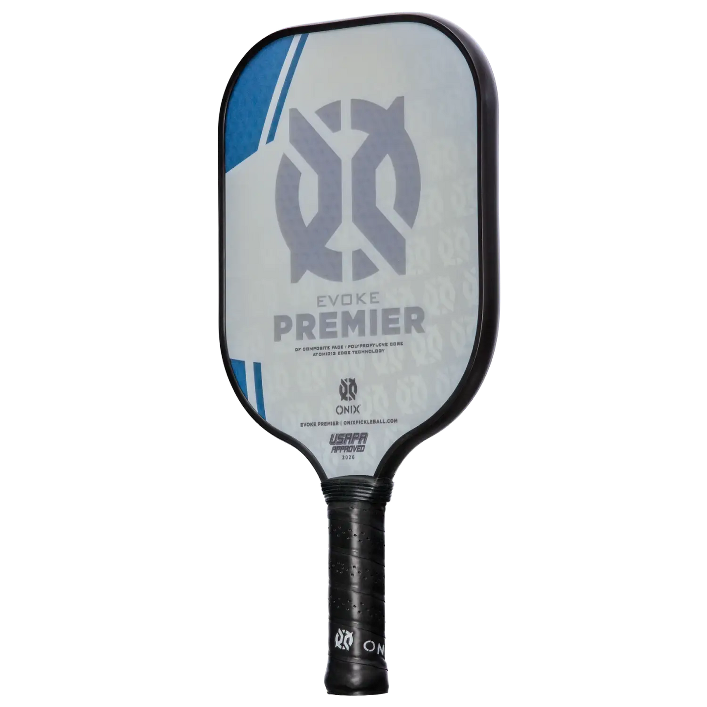 ONIX Evoke Premier Pickleball Paddle, Blue, Heavy, Light