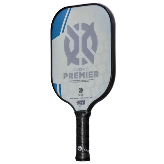 ONIX Evoke Premier Pickleball Paddle, Blue, Heavy, Light