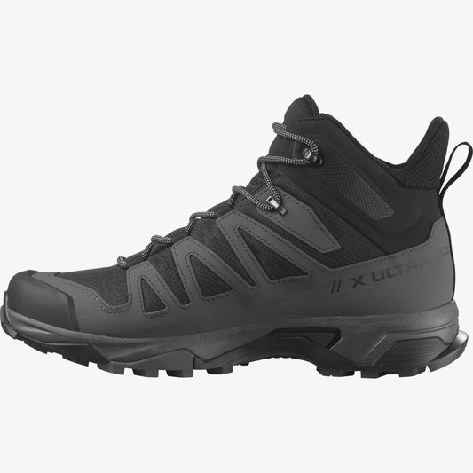 Salomon Men's X Ultra 4 Mid GTX Black Hiking Waterproof Boots