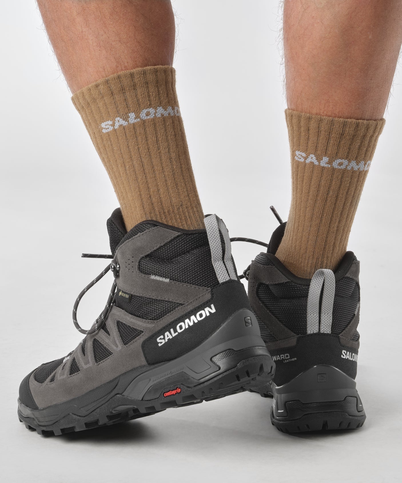 SALOMON, Men's Trekking Shoes, Black