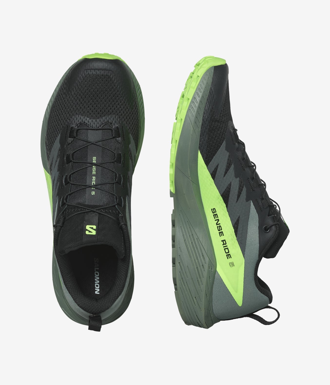 Salomon Men's SENSE RIDE 5 Trail Running Shoes - Energy Save Midsole, All Terrain Grip