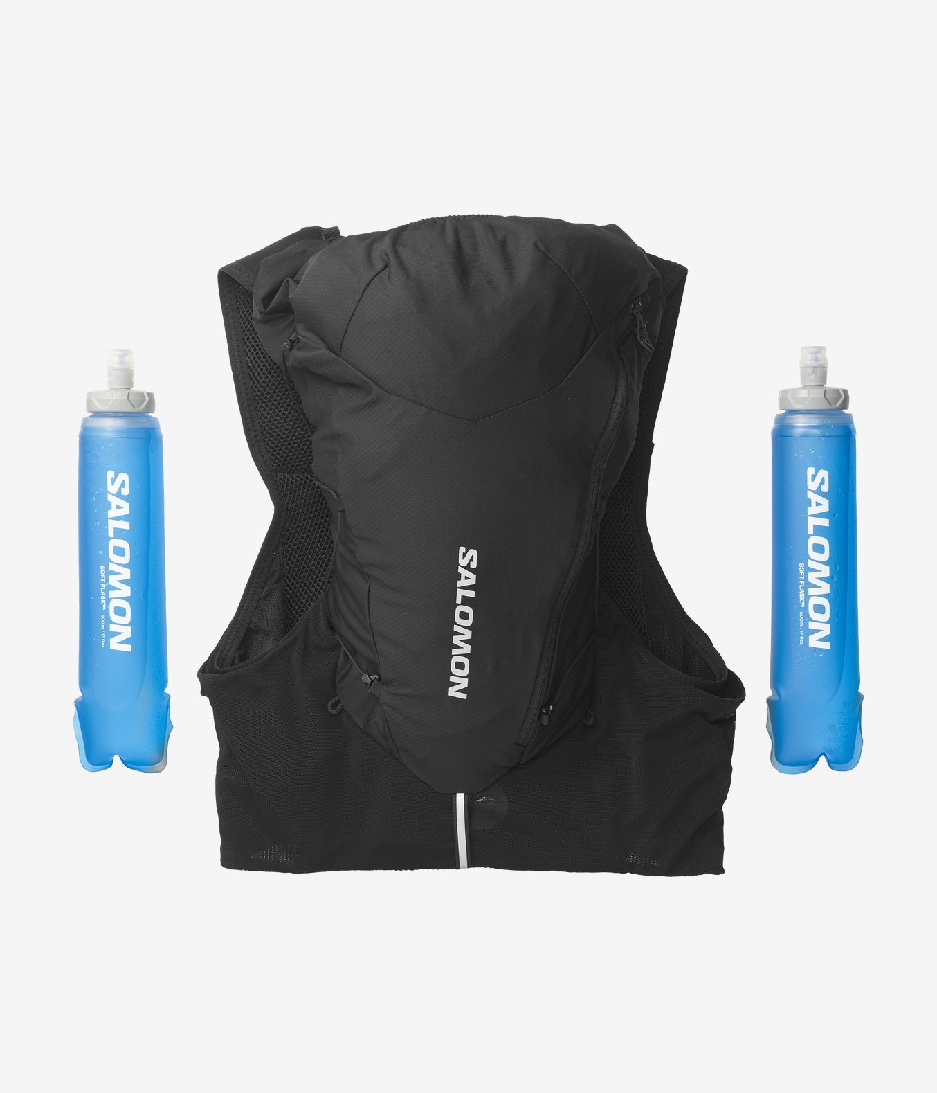 Salomon Unisex ADV Skin 12 Hydration Pack with Flask, Black/Ebony