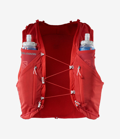 Salomon Unisex ADV Skin 12 Hydration Pack with Flask, Goji Berry/Ebony