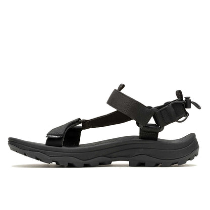 Merrell Men's Speed Fusion Web Sport Sandal – Lightweight and Versatile Adventure Footwear, Black