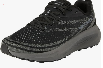 checked Merrell Men's Morphlite Trail Running Shoe, Black Asphalt - Ndoros