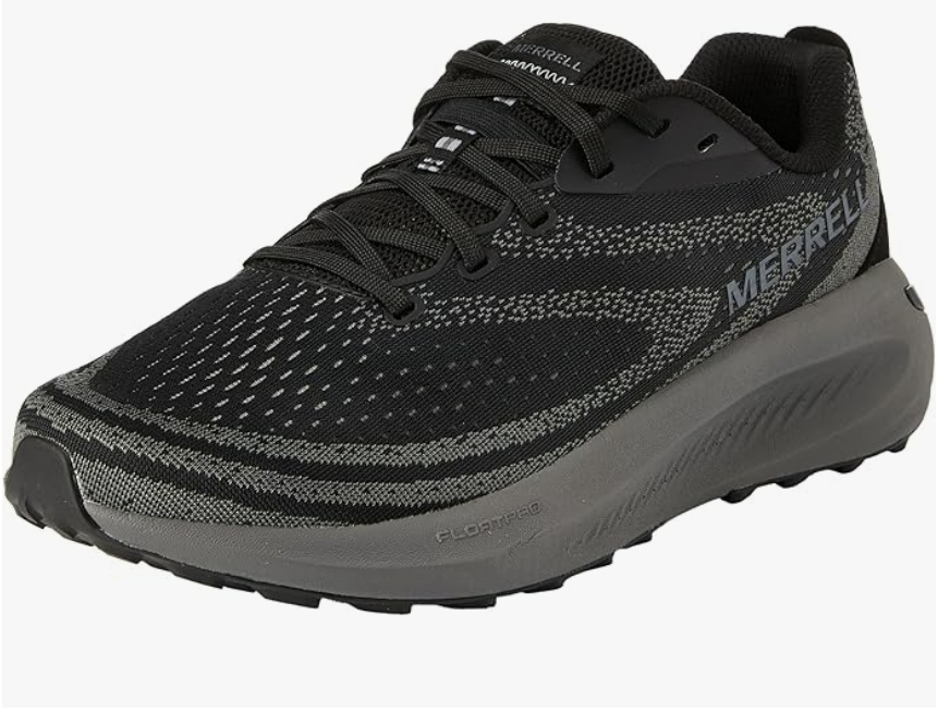 checked Merrell Men's Morphlite Trail Running Shoe, Black Asphalt - Ndoros