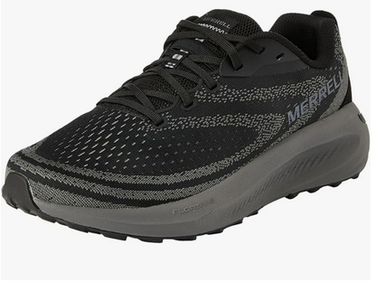 checked Merrell Men's Morphlite Trail Running Shoe, Black Asphalt - Ndoros
