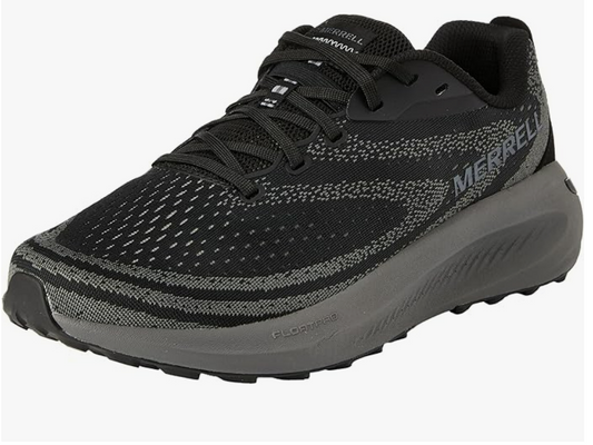 checked Merrell Men's Morphlite Trail Running Shoe, Black Asphalt - Ndoros