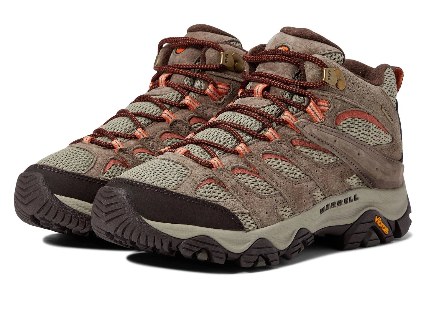 Merrell Women's Moab 3 Mid Waterproof Hiking Boots, Bungee Cord - Ndoros