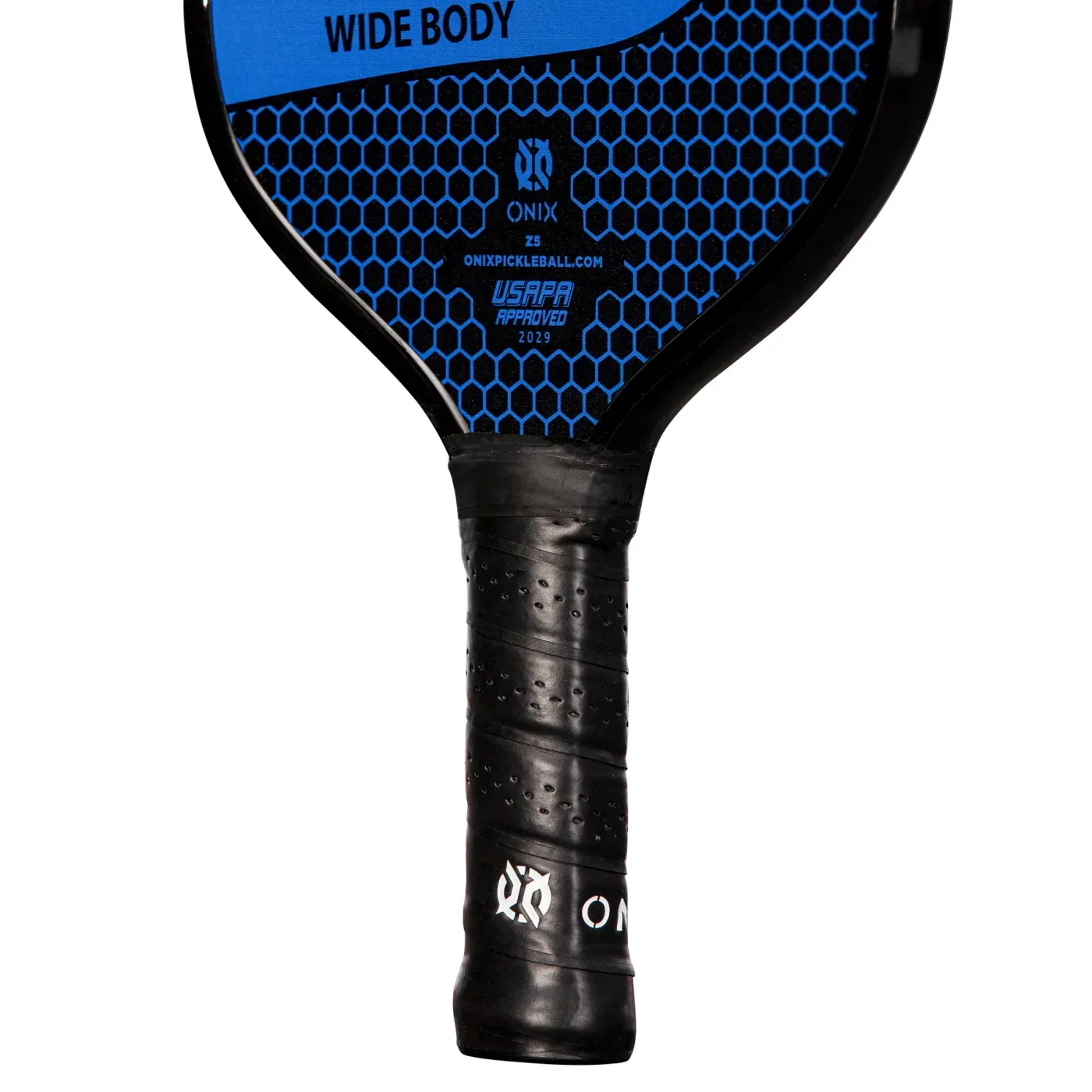 Onix Unisex Z5 Blue Carbon Fiber Graphite Pickleball Paddles Racket, Grip 4 1/4 in