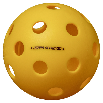 Onix Fuse Indoor Pickleballs (Yellow, 6-Pack) - Ndoros