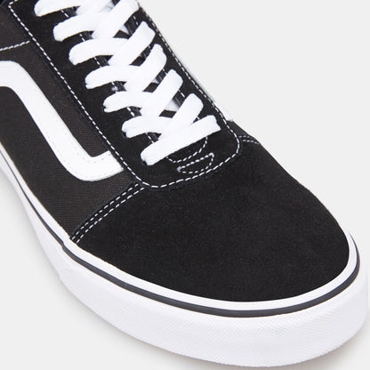 Vans Men's Ward Sneaker Suede Canvas Black White - Ndoros