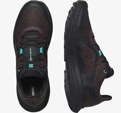 Salomon Men's Ultra Flow Sneaker, Dark Navy/Grisaille/Vanilla Ice