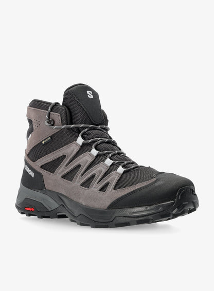 Salomon Men's Waterproof Gore-Tex Hiking Boots - Suede, Mid-Cut for Ultimate Stability