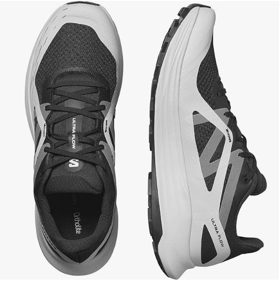 Salomon Men's Ultra Flow Trail Running Shoes - Black/Glacier Gray/Quiet Shade