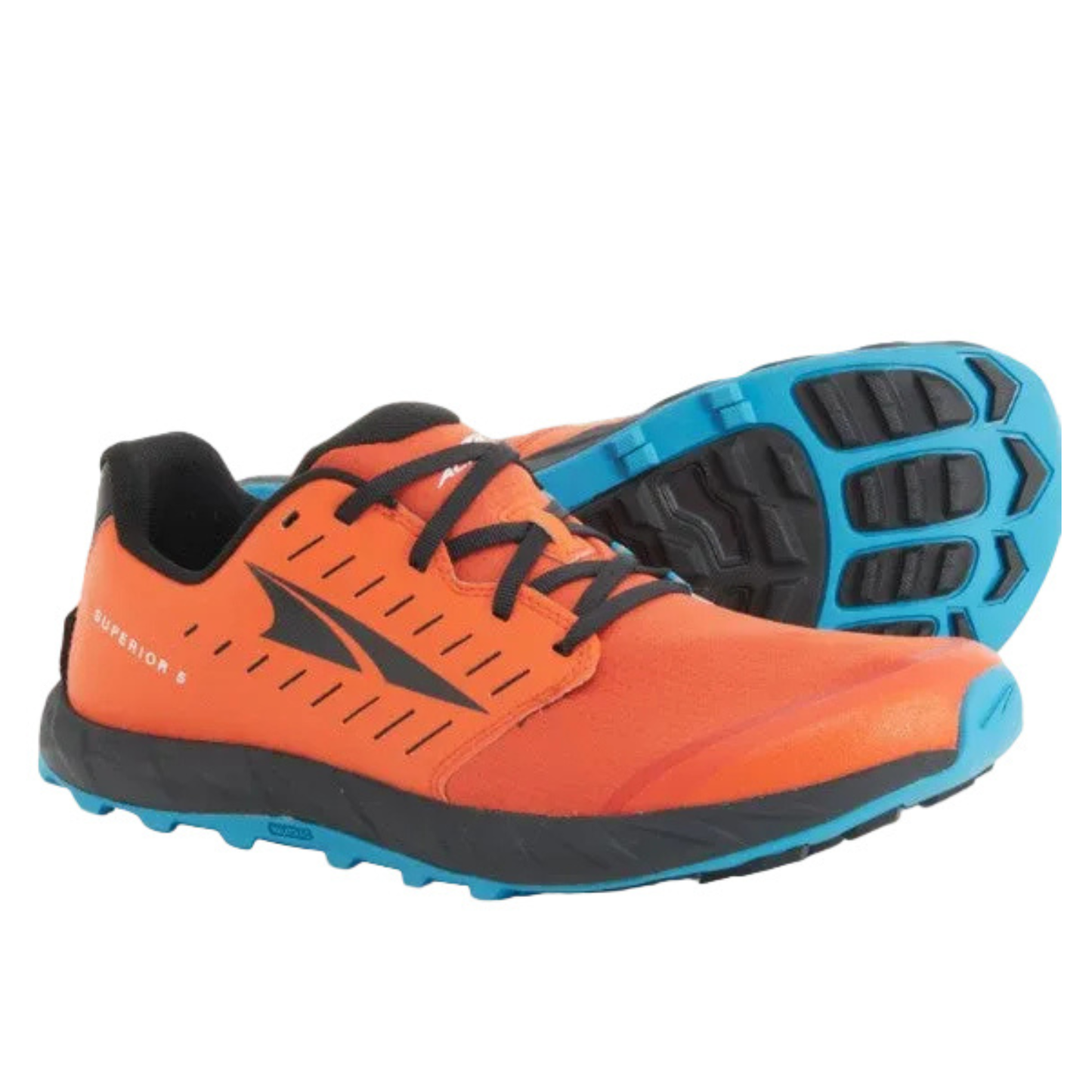 Altra Superior 5 Trail Running Shoes  Men, Orange/Black ד - Ndoros