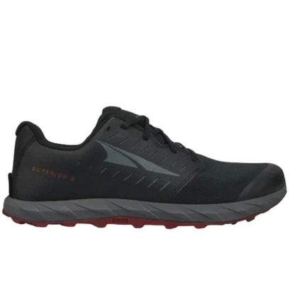 Altra Superior 5 Trail Running Shoes Men, Black/Red ד - Ndoros