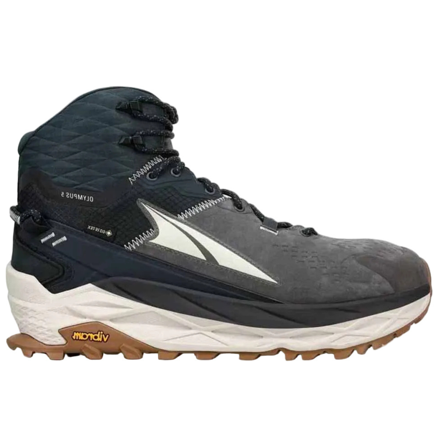 Altra Olympus 5 Hike Mid GTX Hiking Boots For Men, Black/Grey - Ndoros