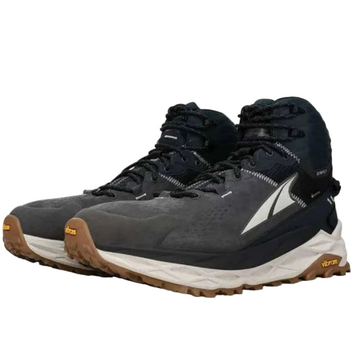 Altra Olympus 5 Hike Mid GTX Hiking Boots For Men, Black/Grey - Ndoros